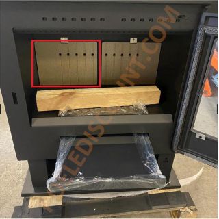 Plaque vermiculite gauche - JERSEY FIREMATIC WOOD
