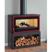 Vitre sérigraphiée - FIREMATIC WOOD