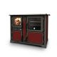 Thermo cuisinière à bois - THERMOROSSI Bosky Country F30 Evo Fiori 21.4 kW