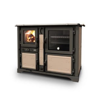 Thermo cuisinière à bois - THERMOROSSI Bosky Country F30 Evo Fiori 21.4 kW
