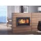 Insert à bois 2 vitres ventilé - FIREMATIC Sana 13.3 kW