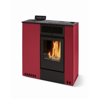 Poêle à granules extra plat - ORIGINE PHEBO Hera Reverse 11.5 kW