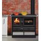 Thermo cuisinière à bois - INTERSTOVES Magnum Hydro SD pierre 14 kW