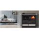 Thermo cuisinière à bois - INTERSTOVES Magnum Hydro SG pierre 14 kW
