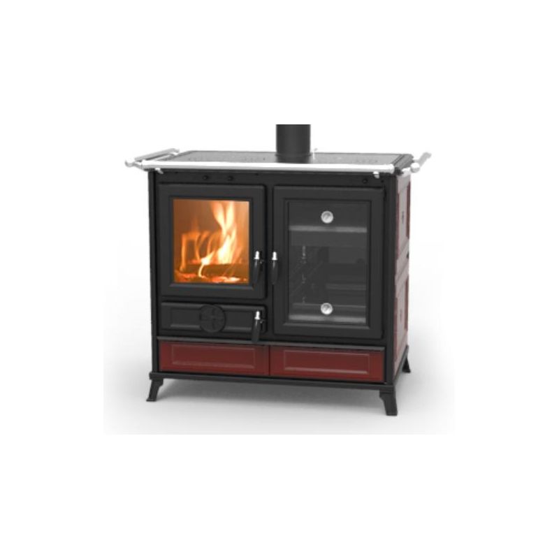 Cuisinière à bois en céramique - THERMOROSSI Margherita Evo 12.1 kW