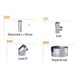 KIT inox raccordement supérieur - DINAK