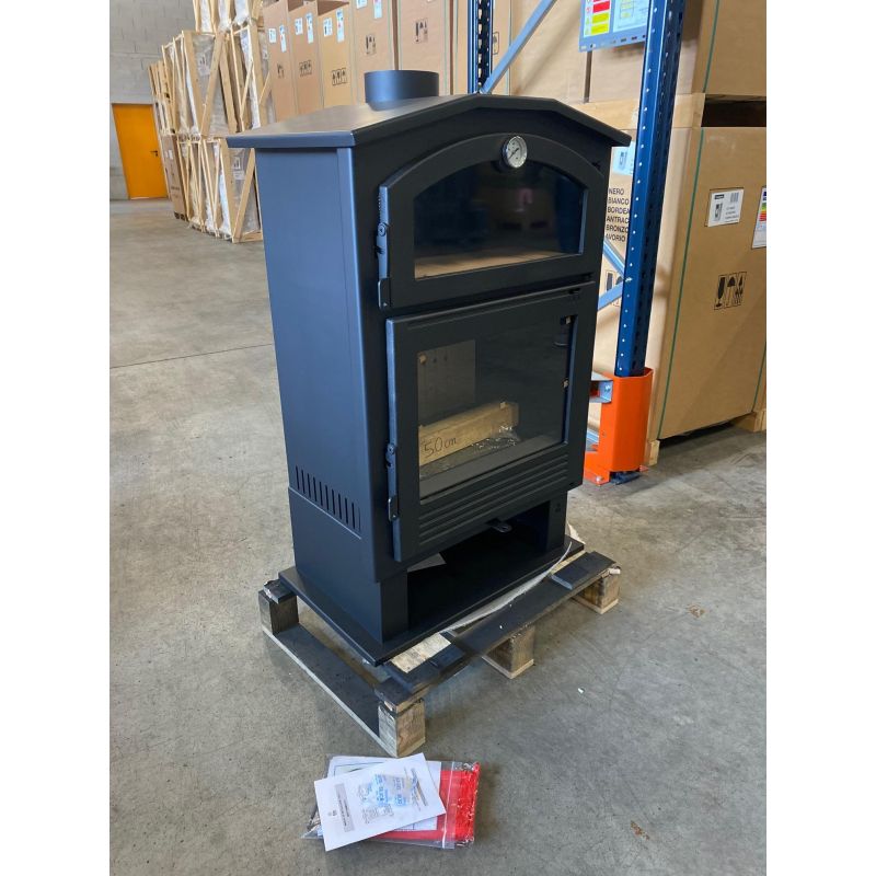 Modèle reconditioné : Poêle à bois avec four - FIREMATIC Jersey 9.5 kW