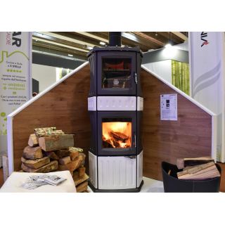 Poêle à bois avec four - LINCAR Monella 185 10.5 kW