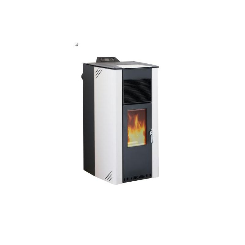 Poêle à granules canalisable - VULCANIA All Stone Lamiera 11.6 kW