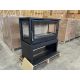 Poêle à bois ventilé 3 vitres avec bûcher - FIREMATIC Calgary - L 13.5 kW