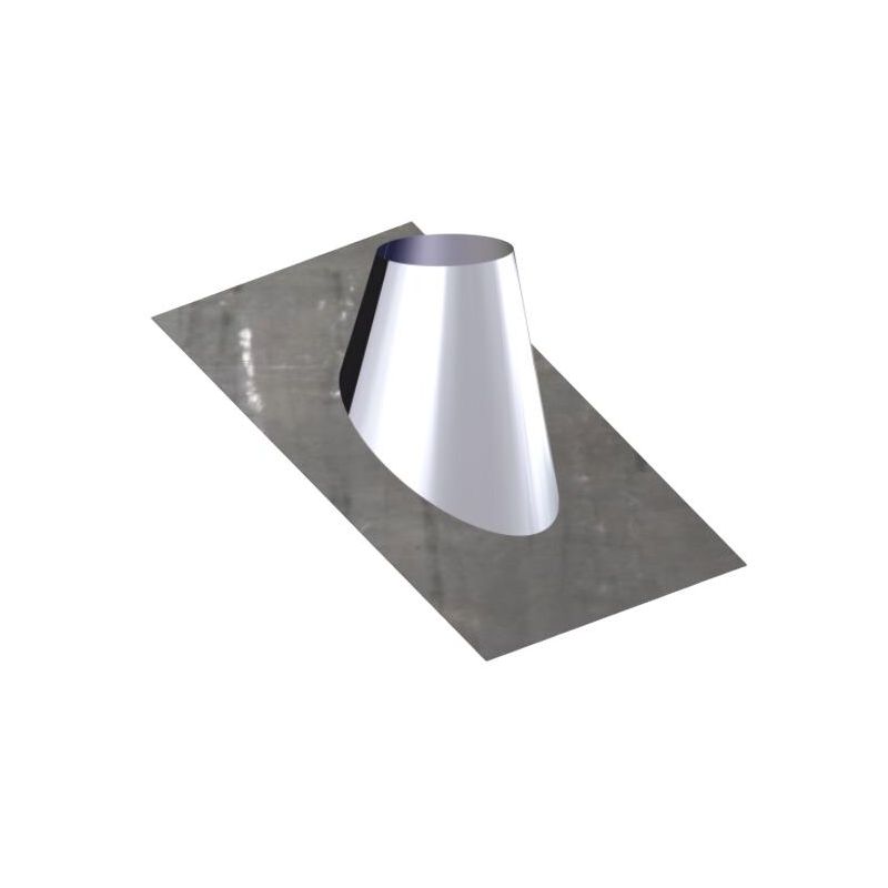 Solin de toit en pente 30/45° Ø100mm - DW 316L/304