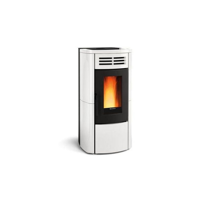Poêle à granules étanche canalisable céramique - EXTRAFLAME Terry Plus 13 kW