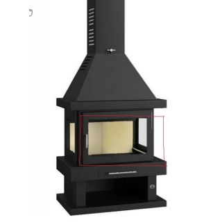 Vitre transparente - FIREMATIC WOOD