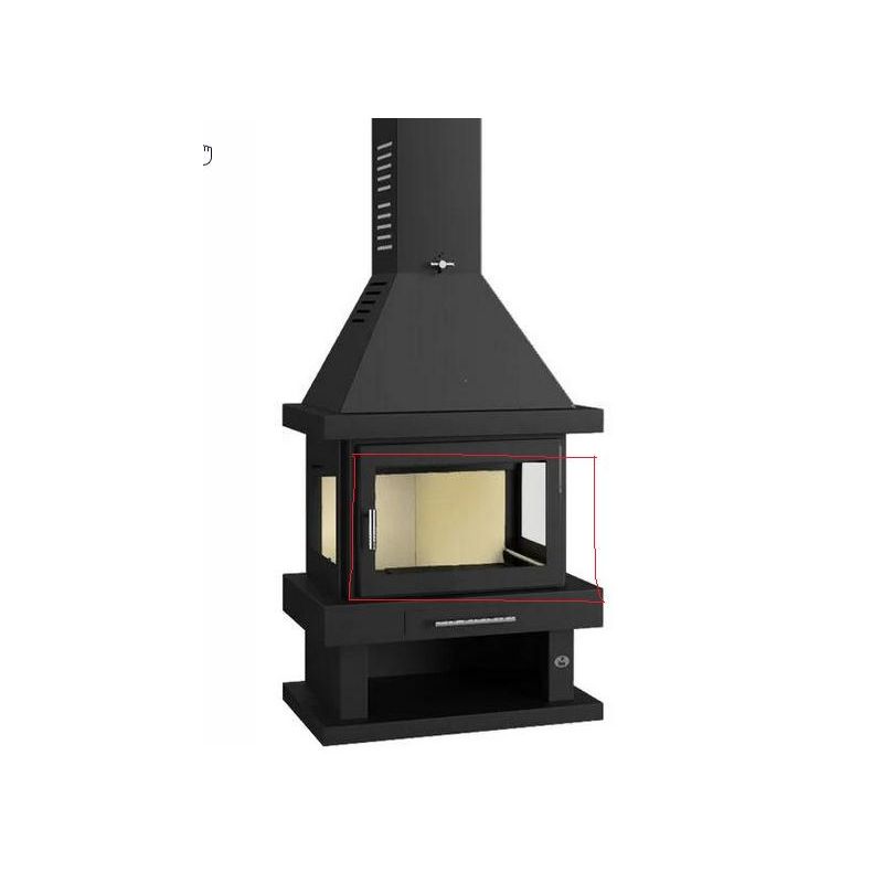 Vitre transparente - FIREMATIC WOOD