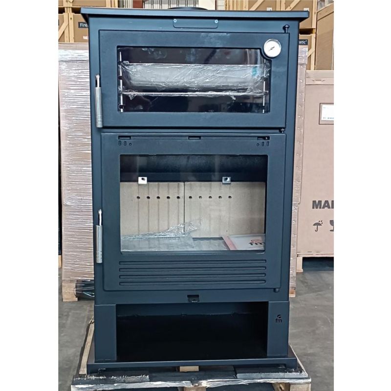 Modèle reconditionné : Poêle à bois avec four - FIREMATIC Nebraska 9.5 kW