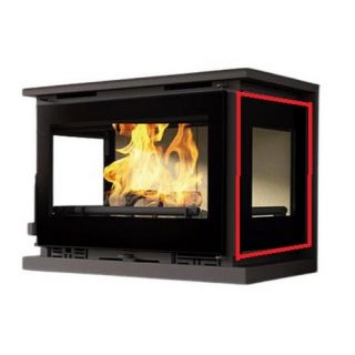 Vitre sérigraphiée latérale - Poêles à bois - FIREMATIC WOOD