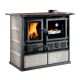 Cuisinière à bois raccordable - LA NORDICA Rosa 5.0 Pierre 8.8 kW