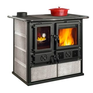 Cuisinière à bois raccordable - LA NORDICA Rosa Sinistra Reverse 8.2 kW
