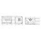 Insert à bois 2 faces ventilé - FIREMATIC Lora-I 12.6 kW