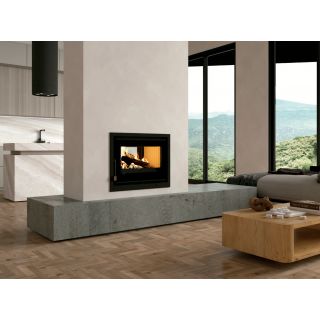 Insert à bois 2 vitres ventilé - FIREMATIC Sina 12.6 kW