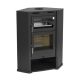 Poêle à bois d'angle avec four - FIREMATIC Flint 9.5 kW
