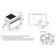 Insert à granules ventilé - PUNTO FUOCO Ivo 8.5 kW