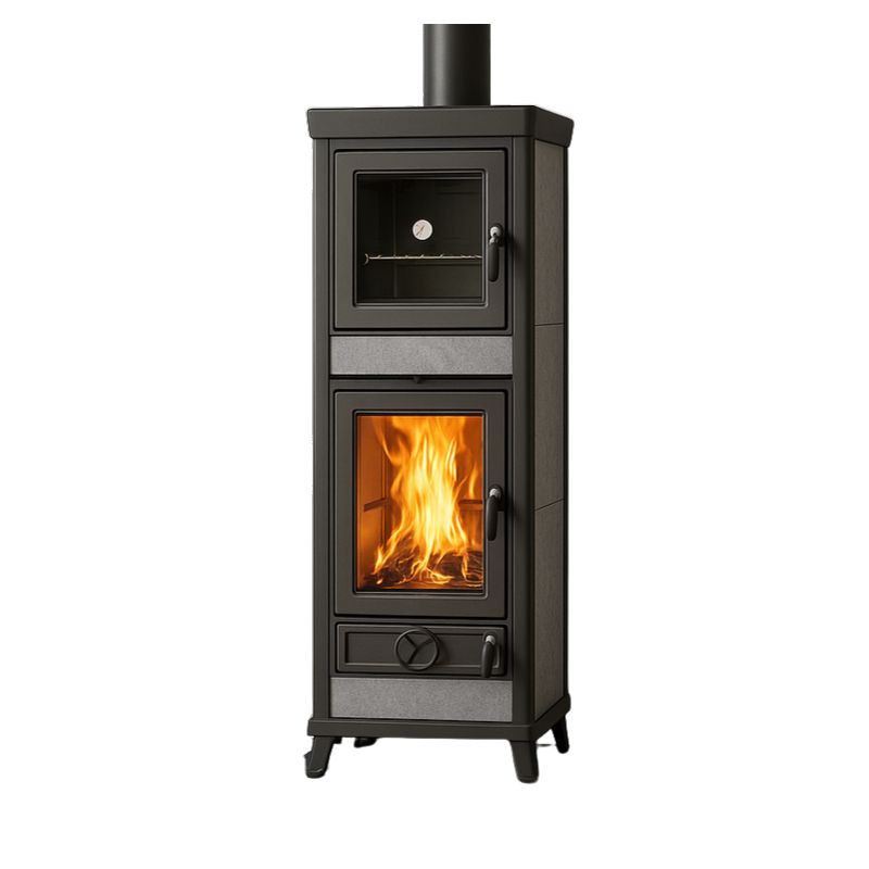 Poêle à bois avec four en pierre - THERMOROSSI Anna Evo5 Stone 12.5 kW