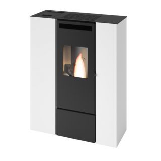 Poêle à granulés slim canalisable - PUNTO FUOCO Olivia Can Up 9.9 kW