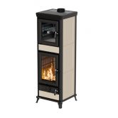 Poêle à bois avec four - THERMOROSSI Anna Evo5 Maiolica 12.5 kW