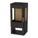 Poêle à bois 3 vitres raccordable - BRONPI Estrella 7 kW