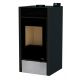 Poêle hybride ventilé bois granules - BRONPI Hybrid 10 kW