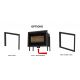 Insert à bois ventilé avec option prise d'air direct - BRONPI Cairo 70 12 kW