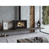 Poêle à bois ventilé racordable - FIREMATIC Montréal 12.8 kW
