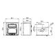 Insert à bois ventilé canalisable avec four - BRONPI Everest 15 kW