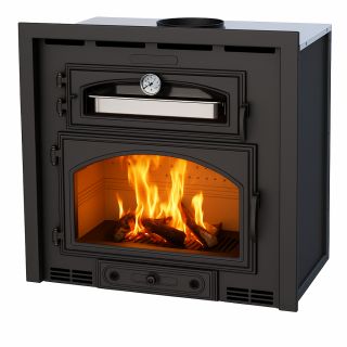 Insert à bois ventilé canalisable avec four - BRONPI Everest 15 kW