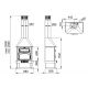 Poêle à bois cheminée avec four - BRONPI Ebro 15 kW