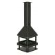 Cheminée à bois 4 vitres - BRONPI Huelva 15 kW