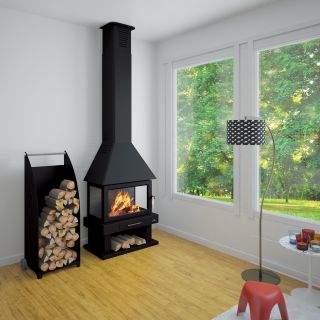Poêle à bois cheminée - BRONPI Huesca 10 kW