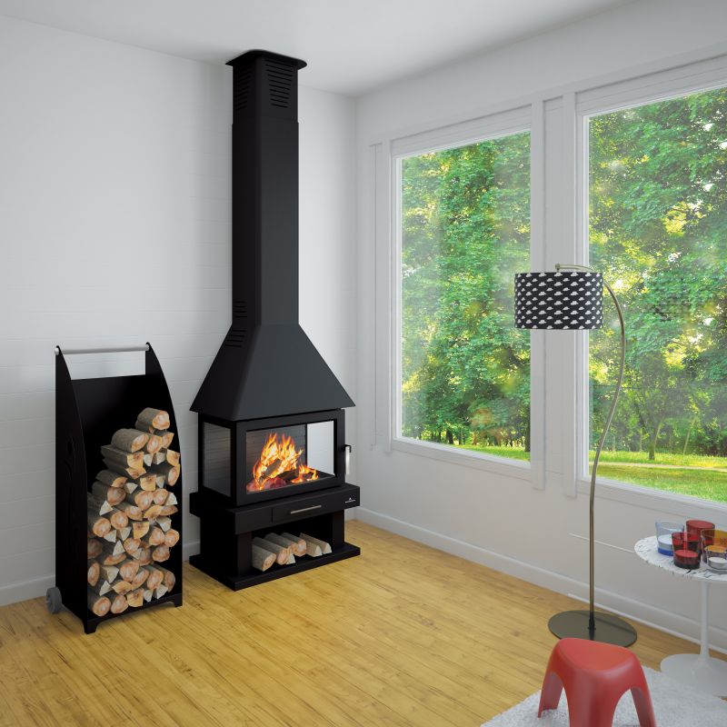 Poêle à bois cheminée - BRONPI Huesca 10 kW