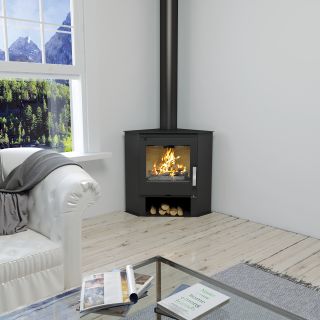 Poêle à bois d'angle - BRONPI Lerma 9 kW