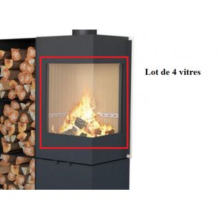 Vitres pour poêle à bois BOMBAY E - BRONPI