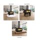 Poêle à bois double face - BRONPI Cairo 90-D Box 13 kW