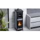 Poêle à bois avec four en pierre - THERMOROSSI Agnese Stone 7.5 kW
