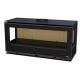 Poêle à bois moderne pose libre, suspendu ou avec bûcher - BRONPI Cairo 1103C Box 13 kW