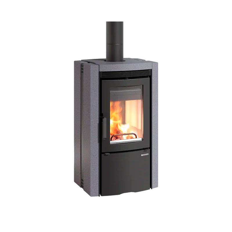 Poêle à bois raccordable en pierre - LA NORDICA Ester 5.0 8 kW