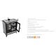 Cuisinière à bois en pierre - THERMOROSSI Melissa Evo Stone 7.8 kW