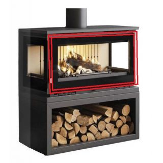 Porte de foyer (sans vitre) - FIREMATIC WOOD