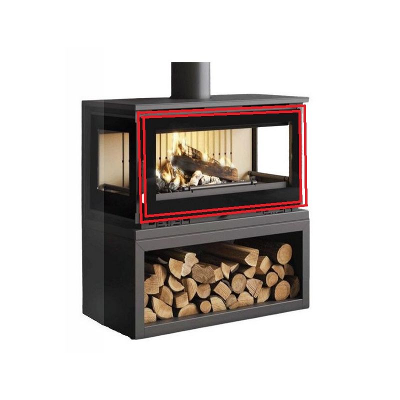 Porte de foyer (sans vitre) - FIREMATIC WOOD
