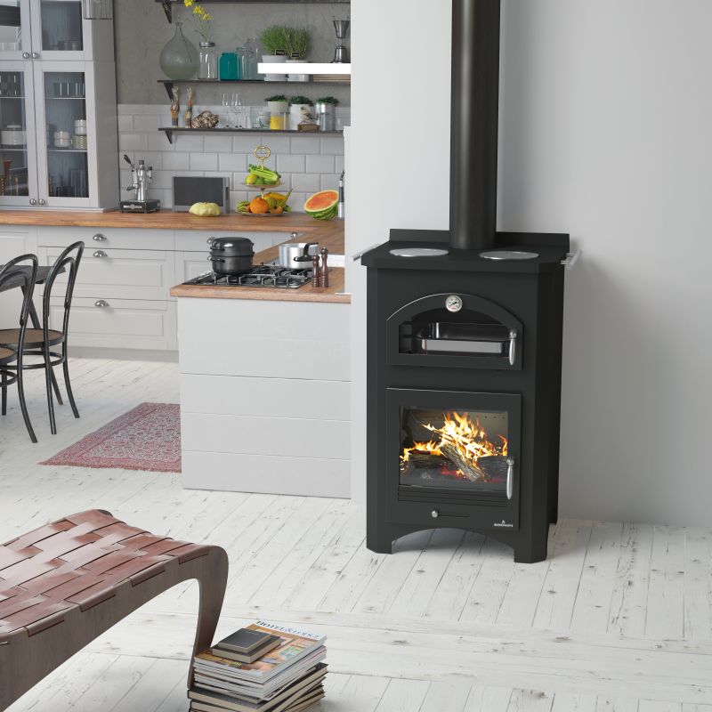 Cuisinière à bois avec four - BRONPI Monza 9 kW