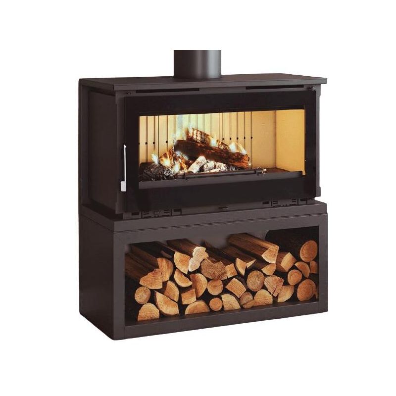 Poêle à bois raccordable XXL - FIREMATIC Toronto - L 13.3 kW